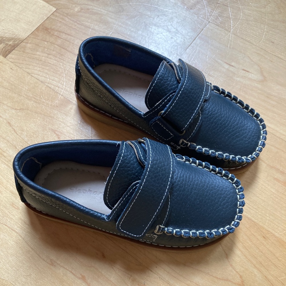 Elephantito NEW navy boat shoes